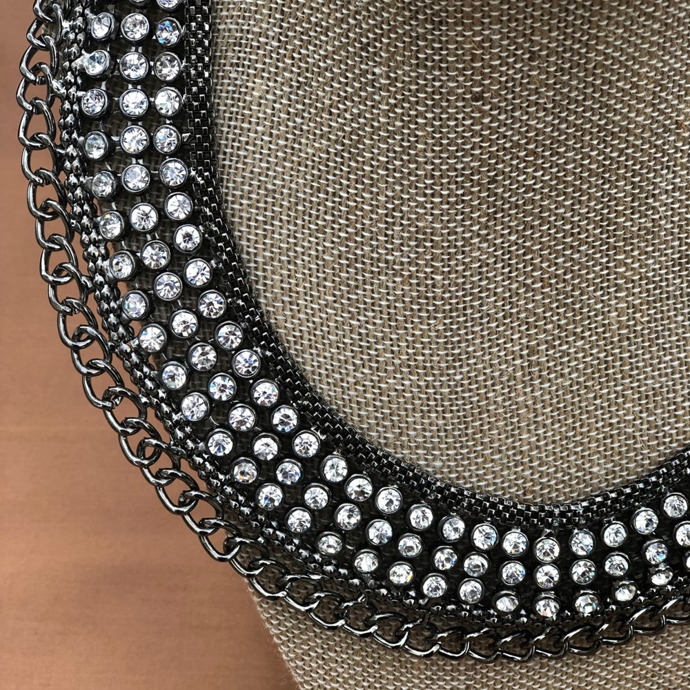 Crystal studded necklace